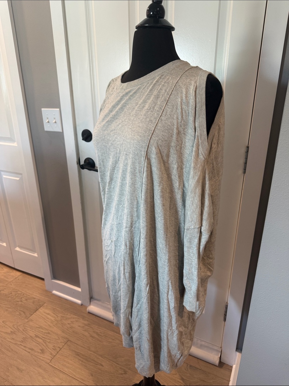 AllSaints Sago asymmetric sweater dress